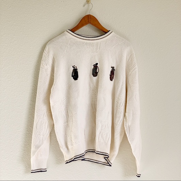 Pinnacle Other - Pinnacle • Crewneck cream golf sweater in size L